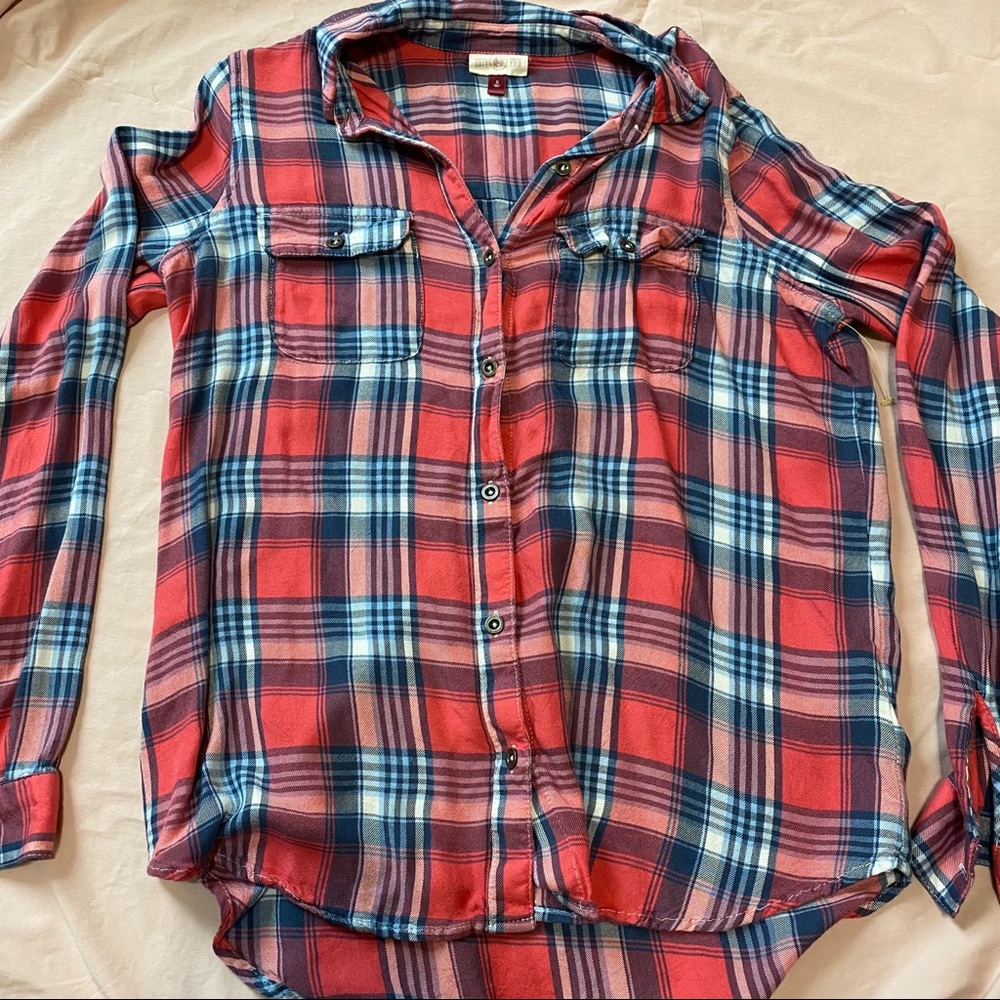 Flannel Button Up| Button Up Shirt